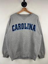 Vintage Champs North Carolina Tar Heels Embroidered Grey Crewneck