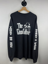 Vintage 90s The Chopfather Motorcycle Shop Black Long Sleeve