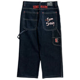 Vintage Eminem Slim Shady Baggy Dark Wash Blue Denim Jeans