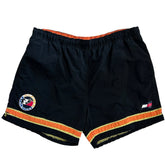 Vintage 90s Tommy Hilfiger Athletics Surfing Black Nylon Shorts