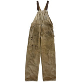 Vintage Carhartt Double Knee Light Brown Overalls R01 BRN