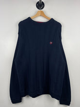 Vintage Chaps Ralph Lauren Crest Navy Knit Sweater