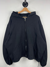Vintage Harley Davidson Embroidered Black Zip Up Hoodie