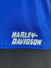 Vintage Harley Davidson Pennsylvania Blue & Black Quarter Zip Fleece Sweater
