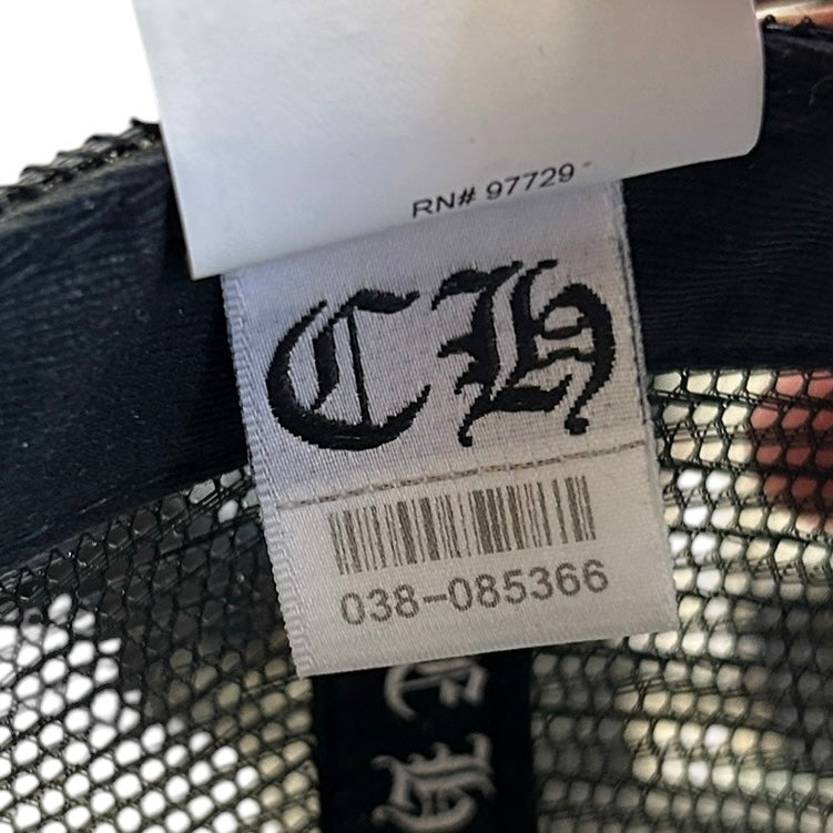 Chrome Hearts Malibu Black Trucker Hat