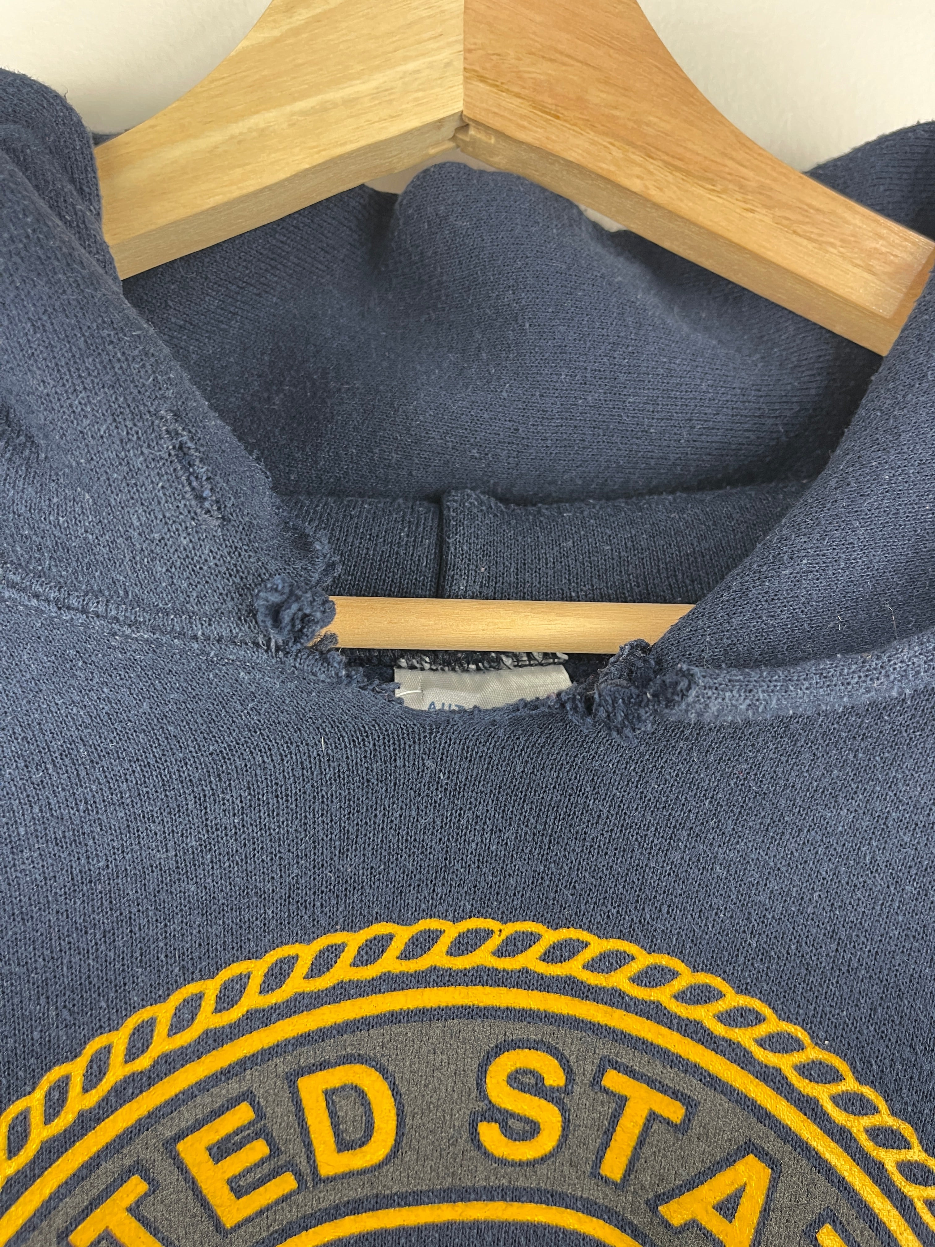 Vintage 90s United States Navy Navy Hoodie