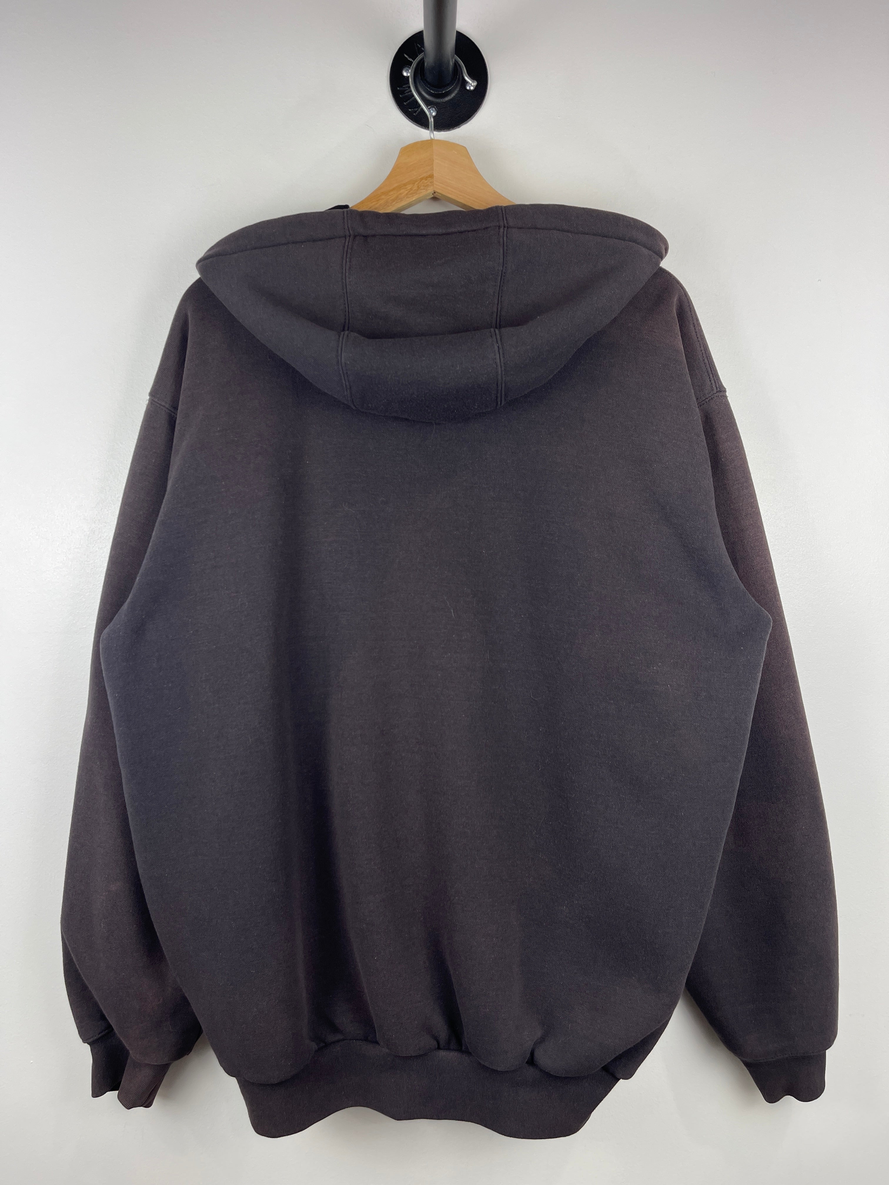 Vintage Carhartt Thermal Lined Black Zip Up Hoodie