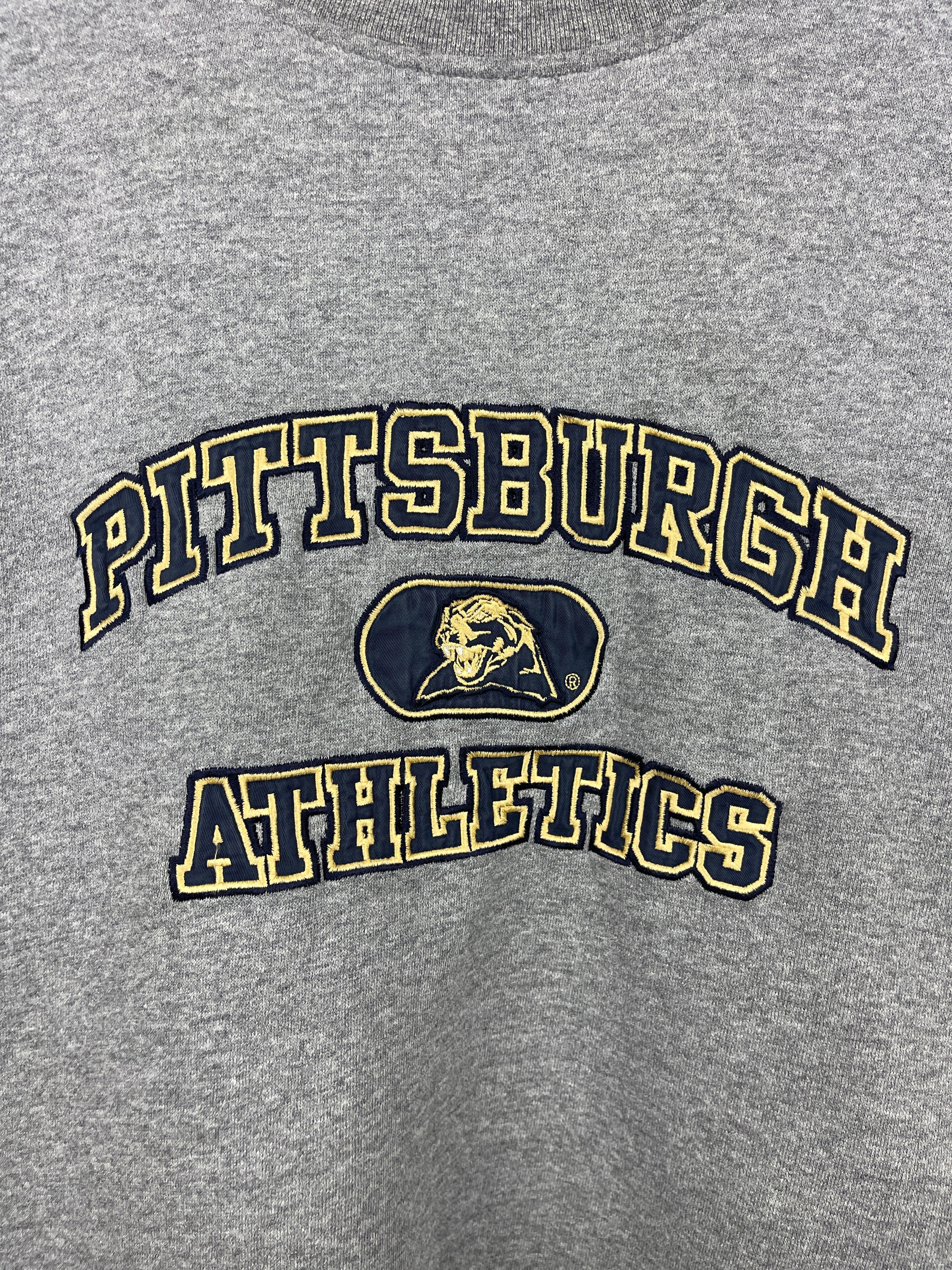 Vintage Aeropostale Pittsburgh Panthers Athletics University Embroidered Grey Crewneck