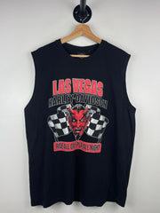 Vintage Harley Davidson Las Vegas Nevada Black Tank Top