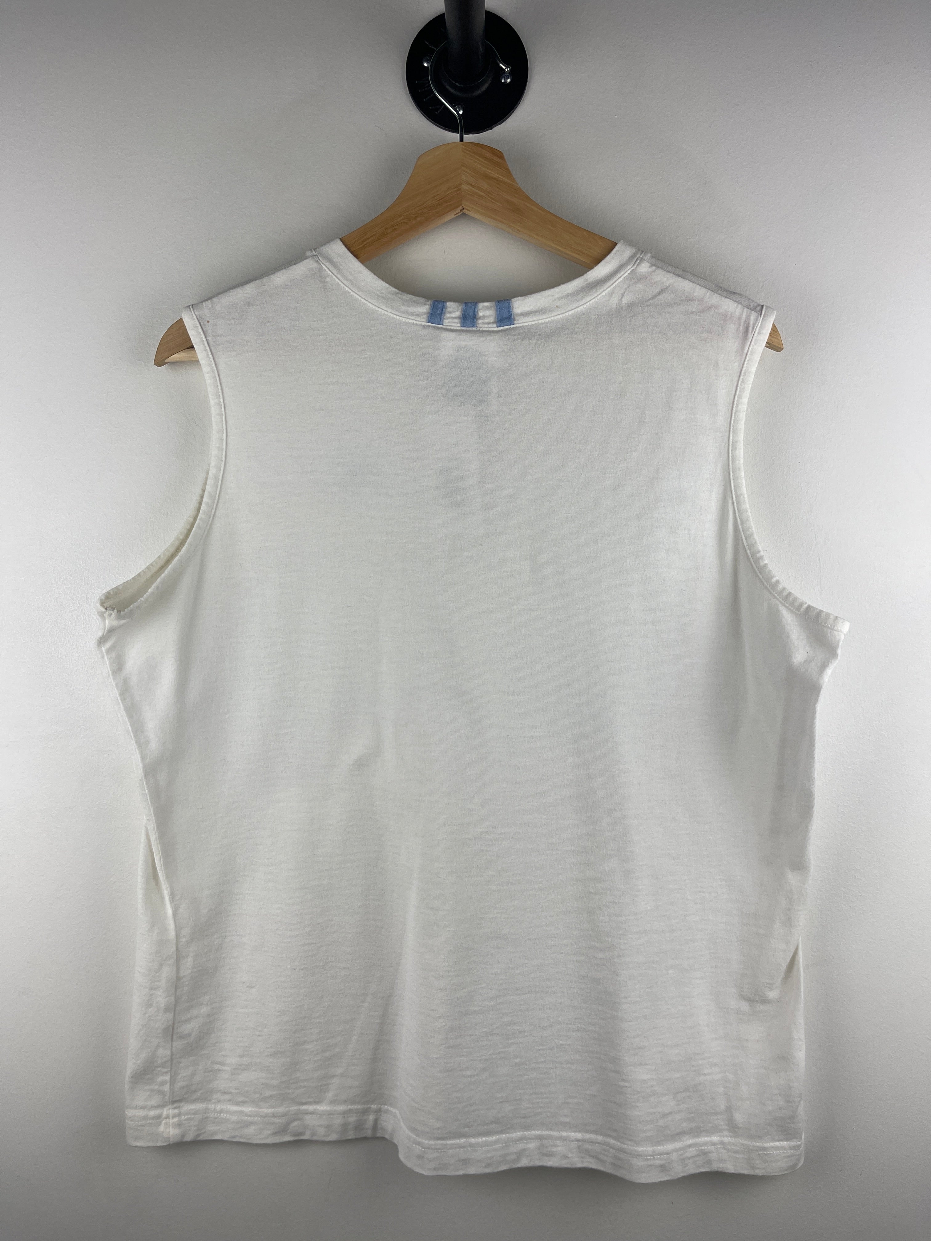 Vintage Adidas White Women's Tank Top