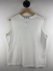 Vintage Adidas White Women's Tank Top