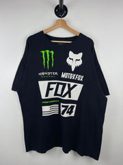 Vintage Fox Racing Monster Energy Black Tee