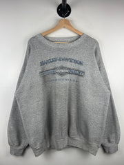 Vintage Harley Davidson Eagle Appleton Wisconsin Grey Crewneck