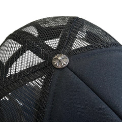 Chrome Hearts Malibu Black Trucker Hat