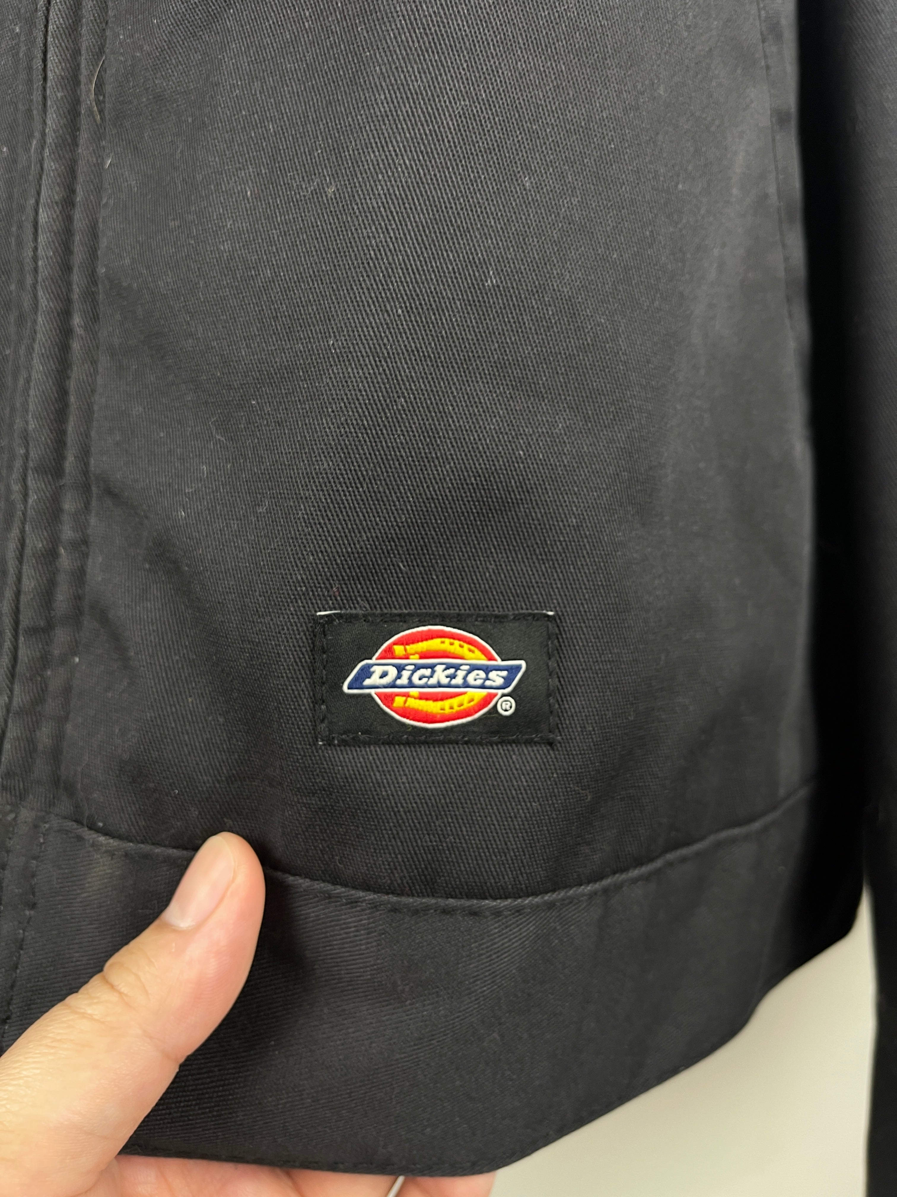 Vintage Dickies Detroit Cropped Black Work Jacket