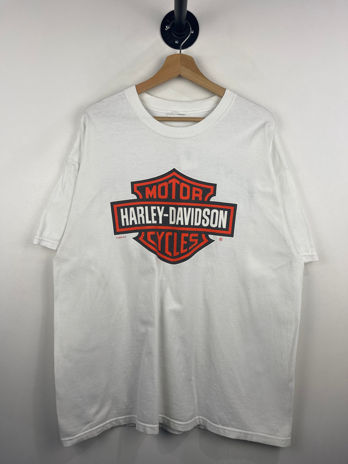 Vintage Harley Davidson Pataskala Ohio White Tee