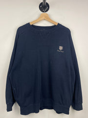 Vintage Laurel Creek Golf Club Embroidered Navy Crewneck