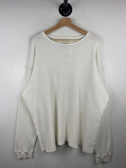 Vintage Eddie Bauer White Thermal Long Sleeve