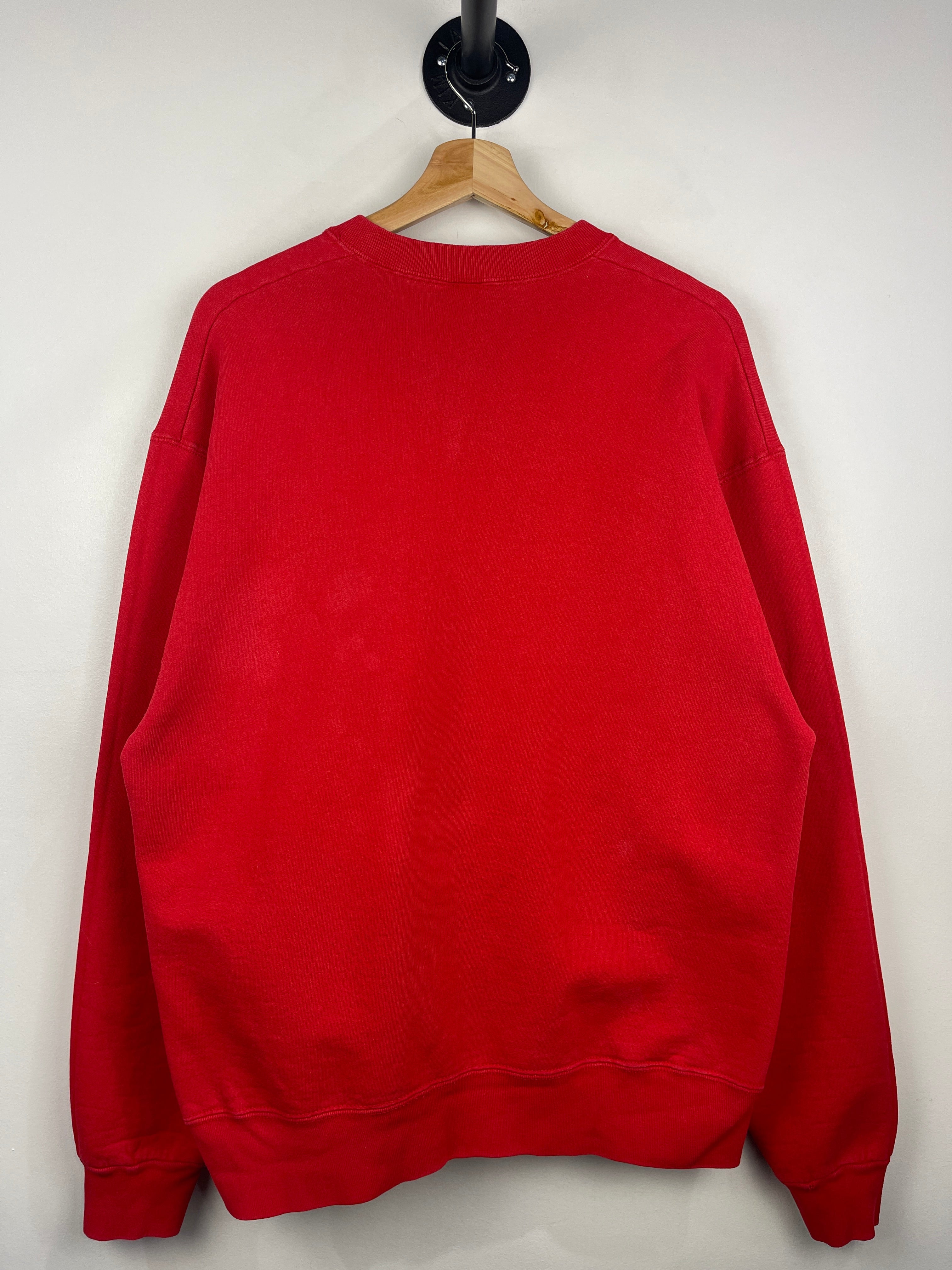 Vintage 90s Salem Ohio State University Buckeyes Red Crewneck