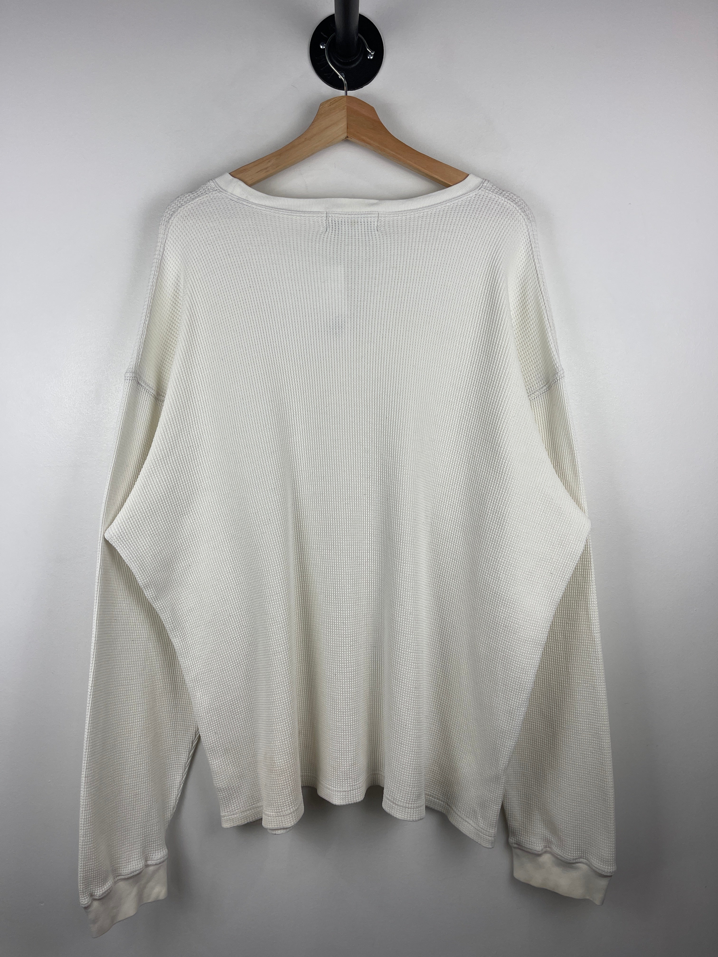 Vintage Eddie Bauer White Thermal Long Sleeve