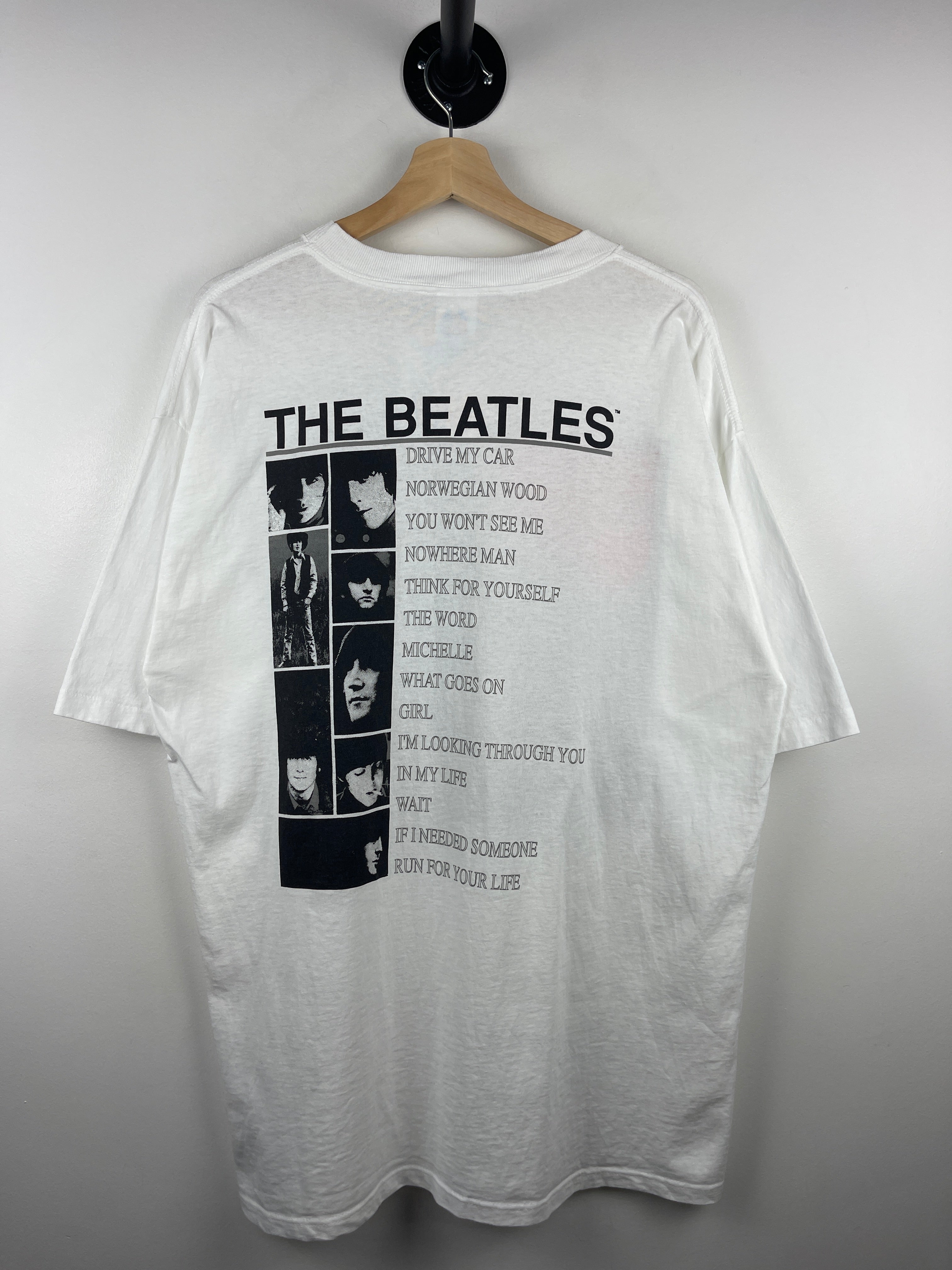 Vintage 90s The Beatles Rubber Soul White Tee