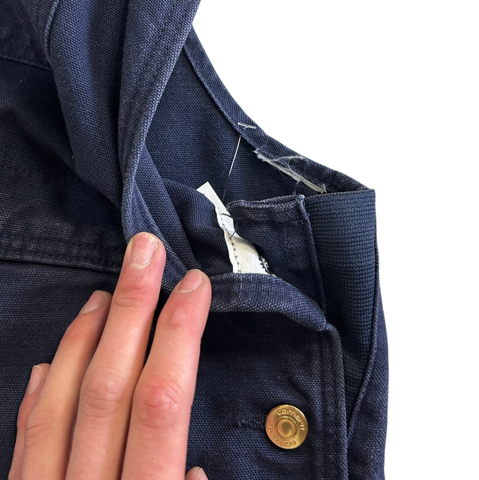 Vintage Carhartt Double Knee Navy Overalls