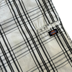 Vintage Dickies White Plaid Board Shorts