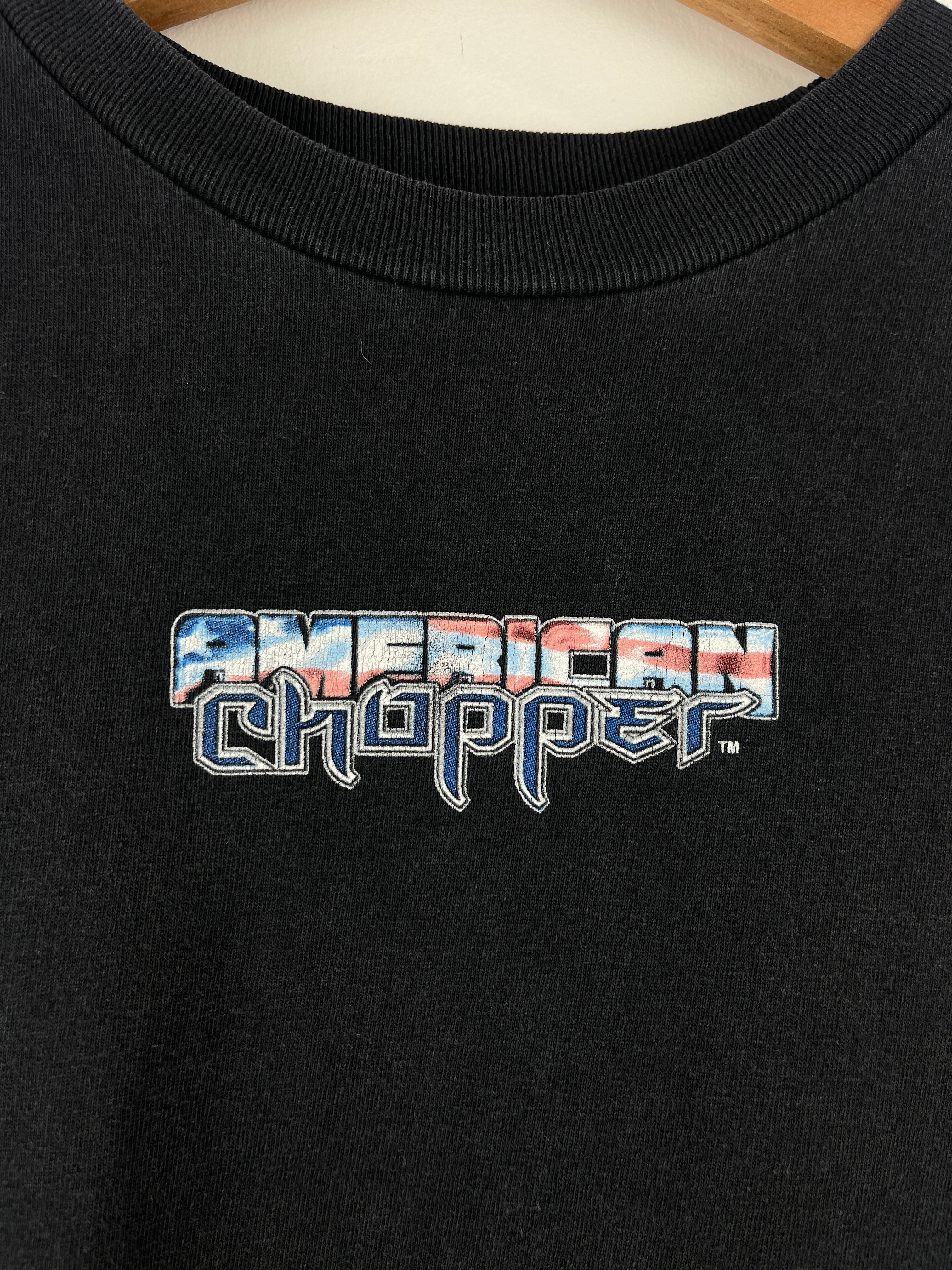 Vintage American Chopper Liberty Bike Black Tee