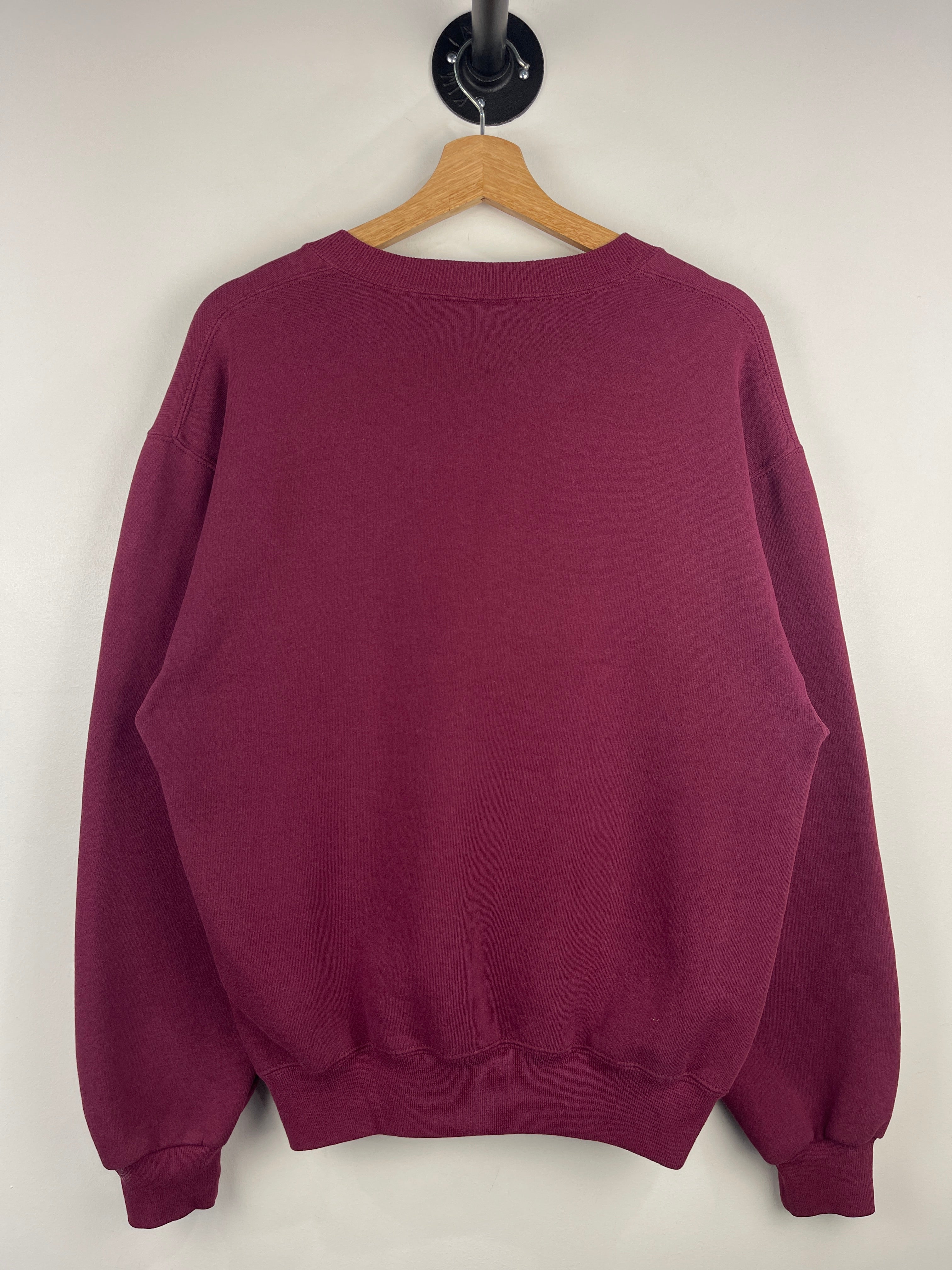 Vintage 90s Russell Athletic Southern Illinois Burgundy Crewneck