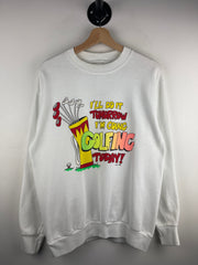 Vintage Golf I'll Do It Tomorrow White Crewneck