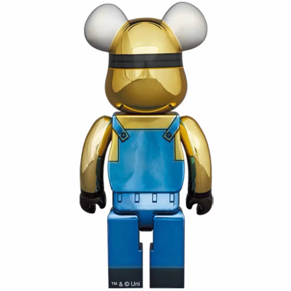 Bearbrick Minons Dave Chrome Version 1000%
