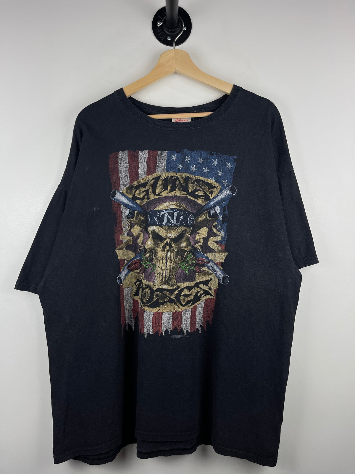 Vintage Guns N Roses Skull Black Tee