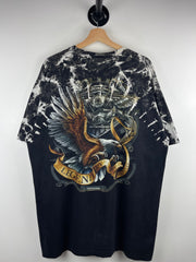 Vintage Legendary Of Motorcycles Eagle Studded Black Tee