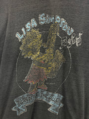 Vintage 90s The Simpsons Lisa Simpson Queen Of The Blues Faded Black Tee