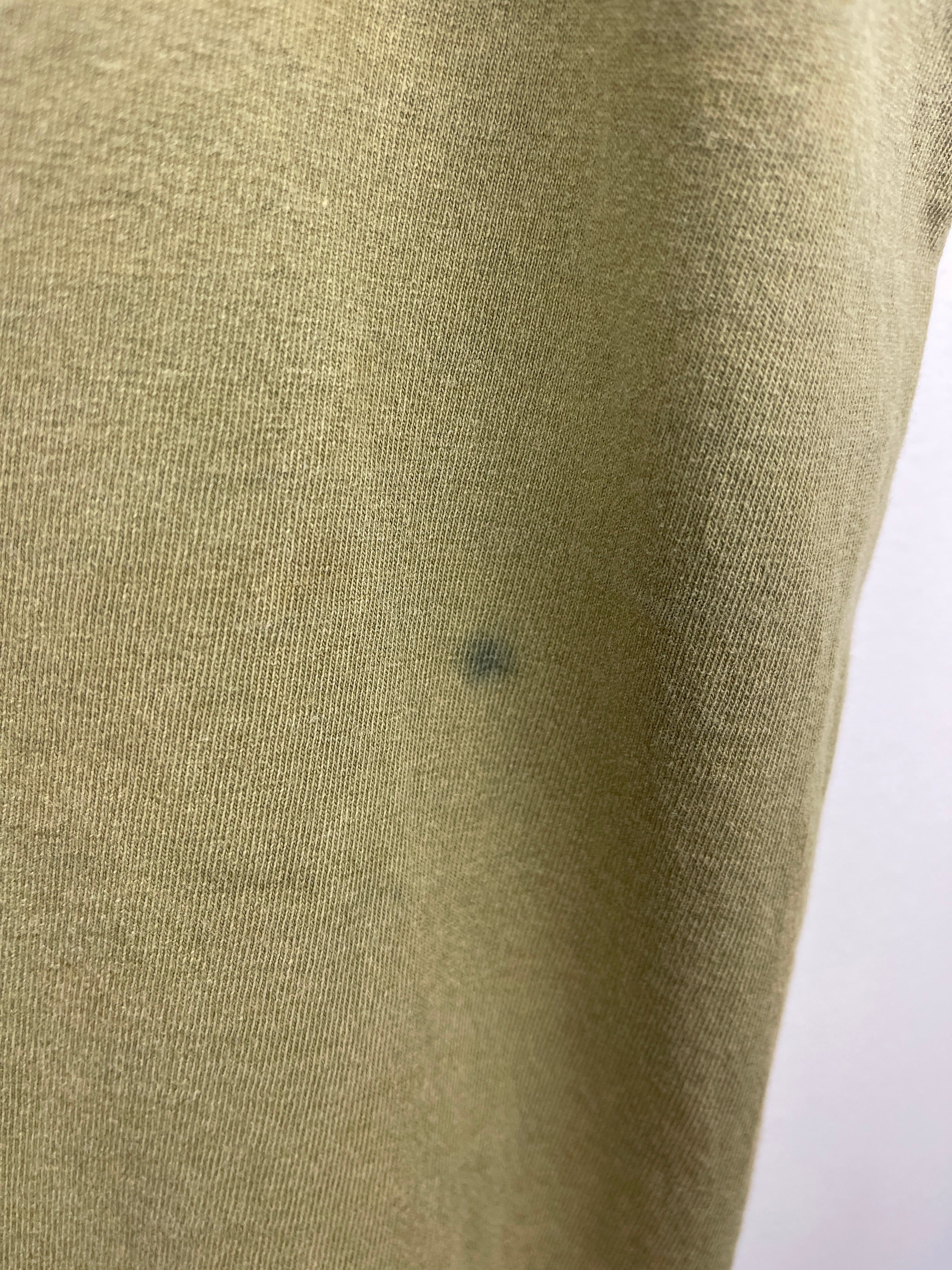 Vintage 90s Wolf Wilderness Gradient Green Faded Tee