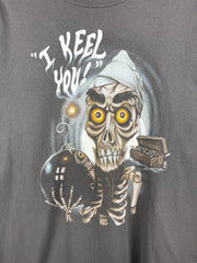 Vintage Jeff Dunham I Keel You! Art Grey Tee