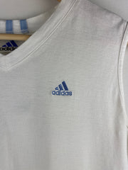 Vintage Adidas White Women's Tank Top