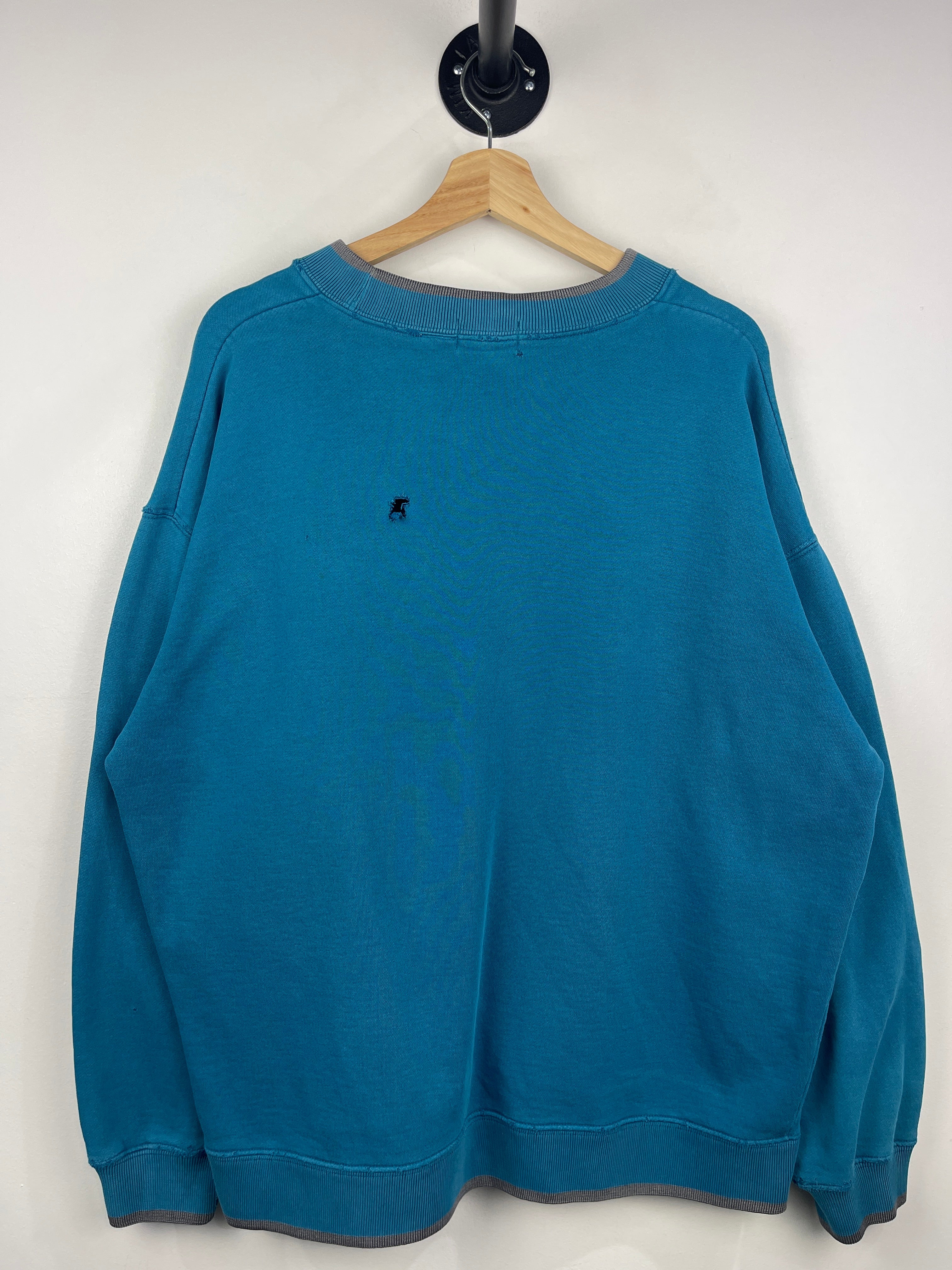Vintage 90s Wilson Golf Club Embroidered Teal Crewneck