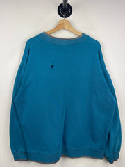 Vintage 90s Wilson Golf Club Embroidered Teal Crewneck