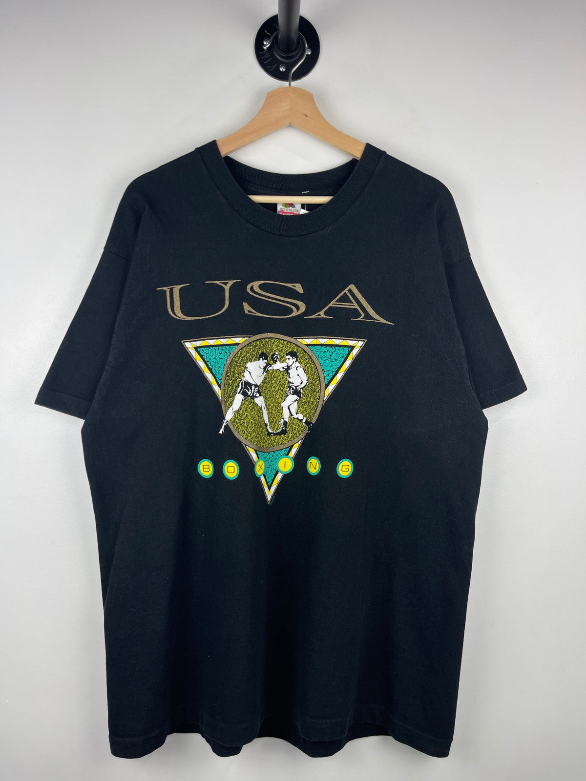 Vintage 90s USA Boxing Black Tee