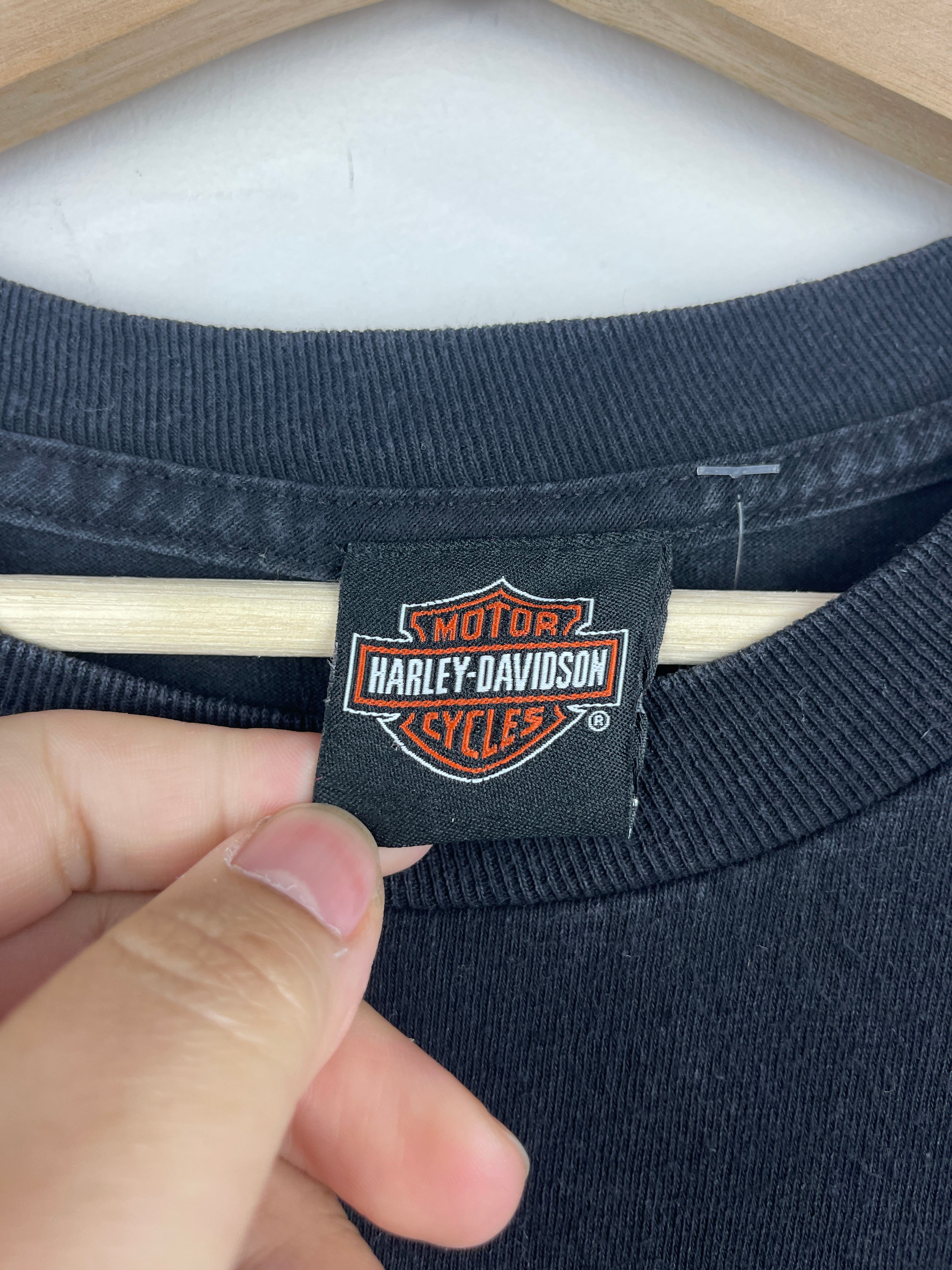 Vintage Harley Davidson I Got Mine Indiana Black Tee