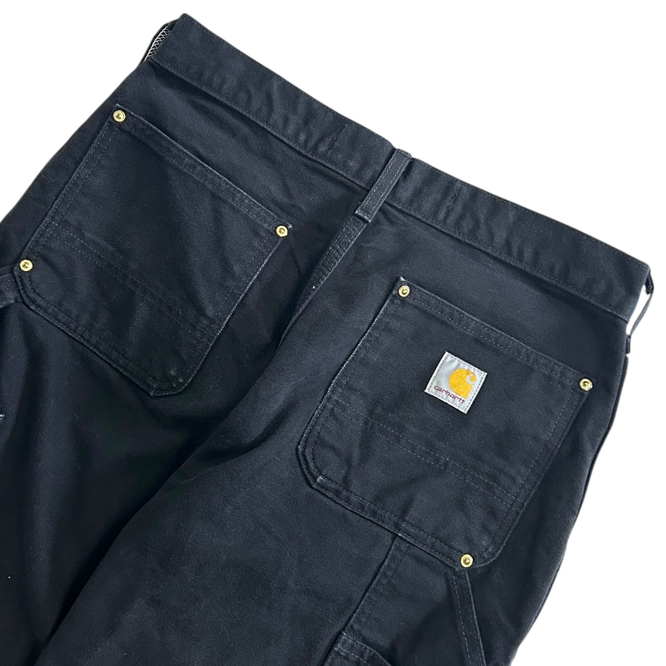 Vintage Carhartt Double Knee Black Work Pants