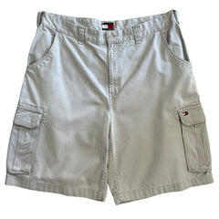 Vintage 90s Tommy Hilfiger Grey Cargo Shorts