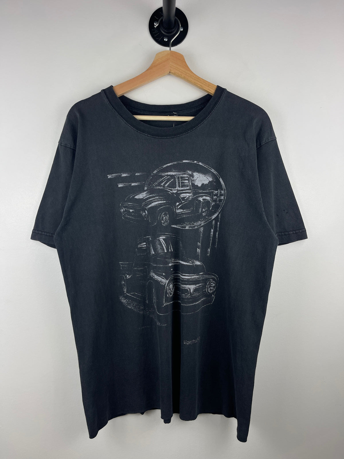 Vintage Ford F-100 Truck Faded Black Tee