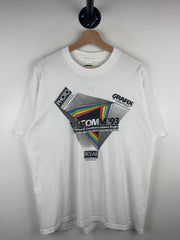 Vintage 90s Viscomm Camera Photography Expo White Tee