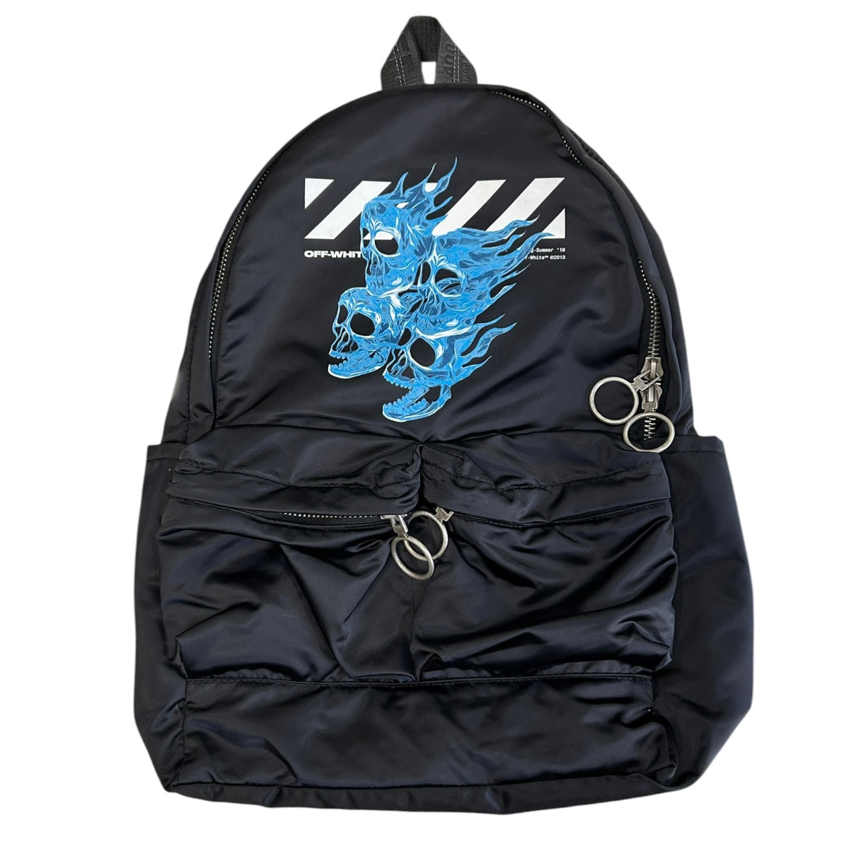 Off White FW16 Skulls Black Backpack
