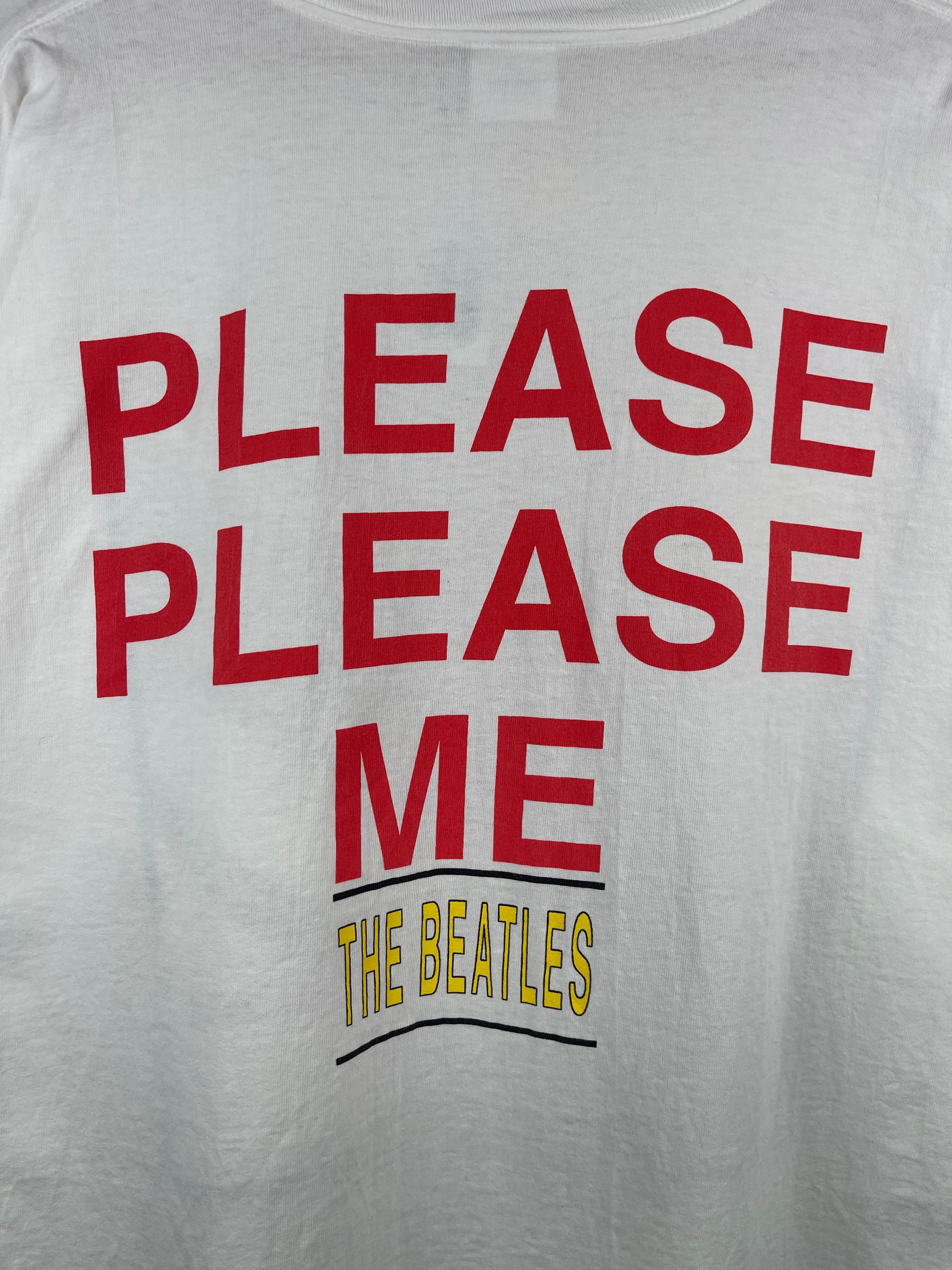 Vintage 90s The Beatles Please Please Me White Tee