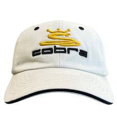 Vintage Cobra Golf Beige Strapback Hat