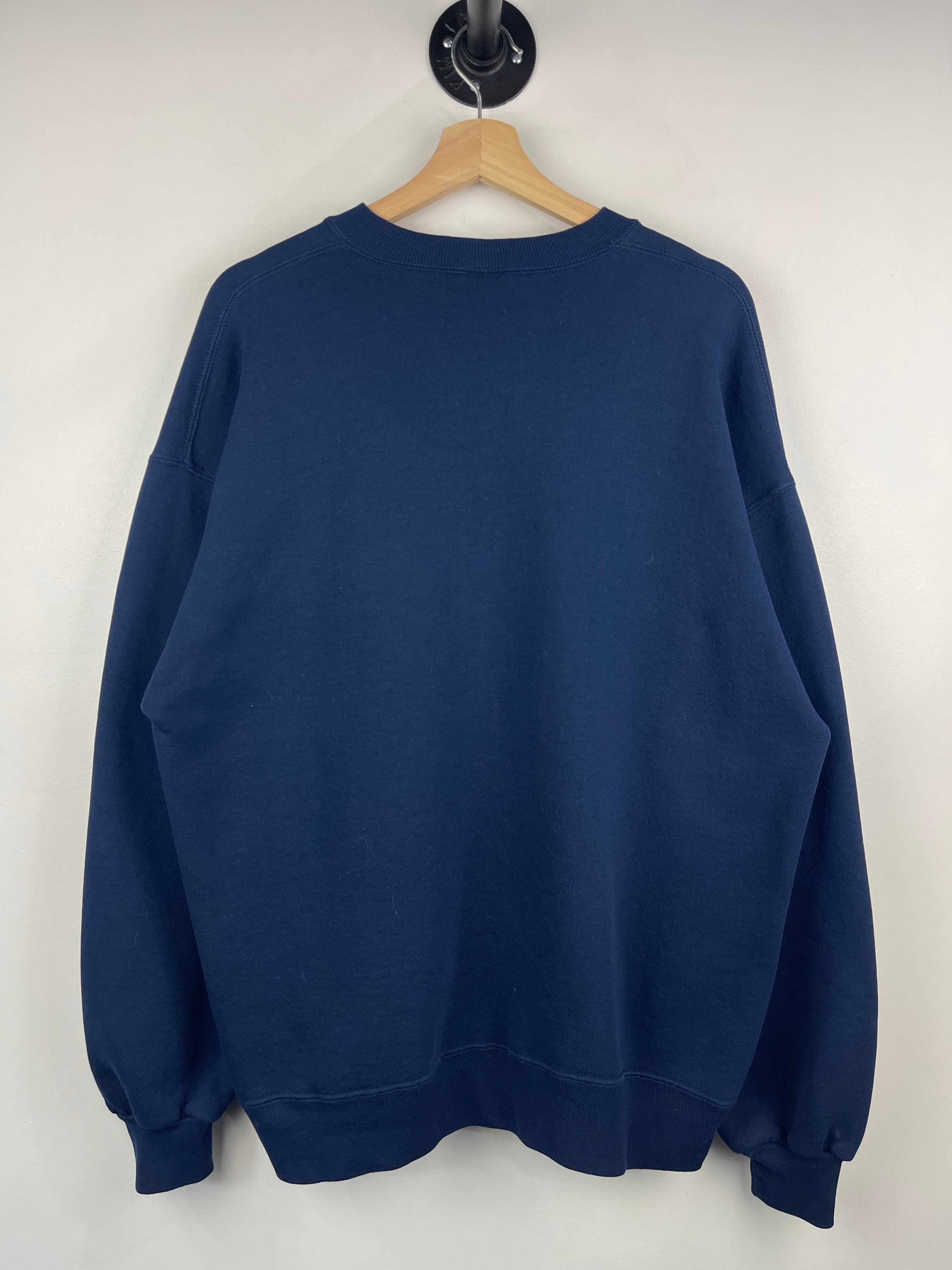 Vintage 90s Russell Athletic Wahlert Volleyball Navy Crewneck