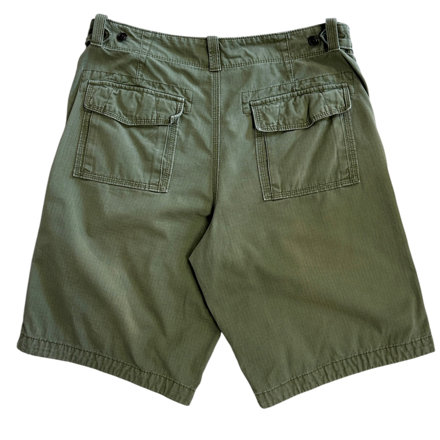 Vintage Eddie Bauer Green Military Shorts